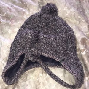 North Face Beanie with Pom poms